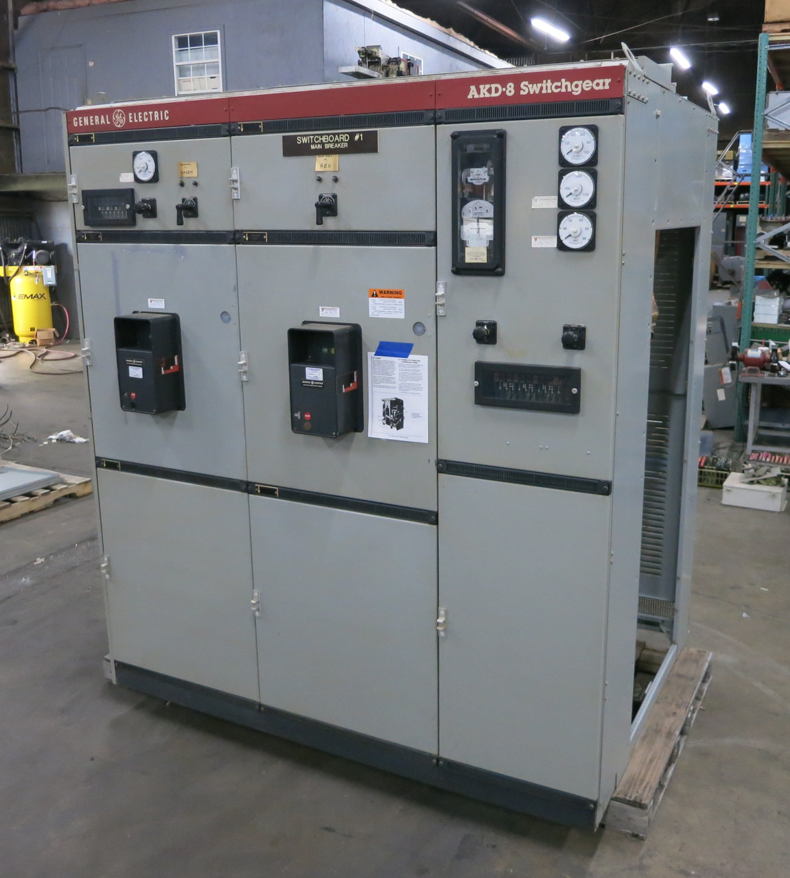 GE 3200A AKD-8 Power Breaker Switchgear AKR-6D-75 Transfer Switch
